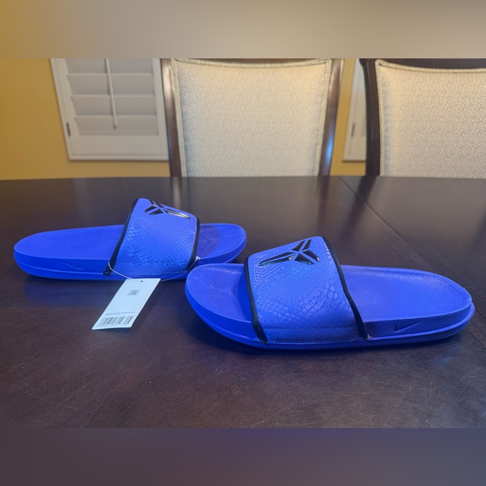 New Nike Kobe Slides Sandals Purple Black - Picture 15 of 16